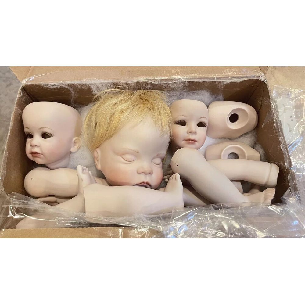 Fine Hobby Bell Ceramics 15 Piece  Heads Arms Legs Shoulders 93-99‎ Vintage NOS